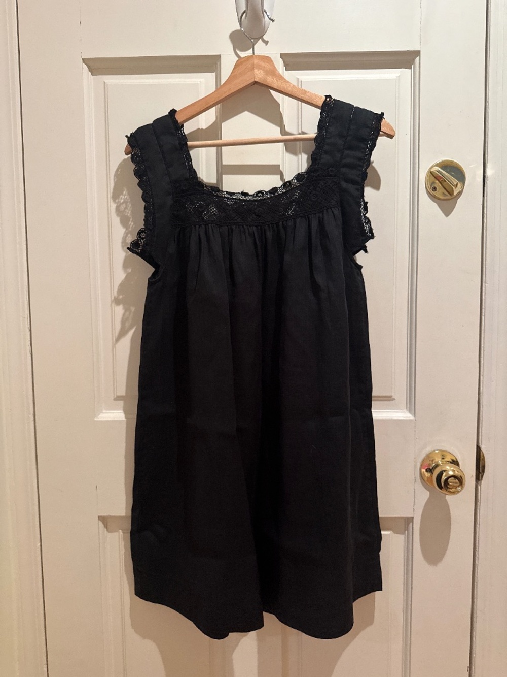 DOEN black square neck sundress